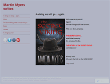 Tablet Screenshot of martinmyerswrites.com
